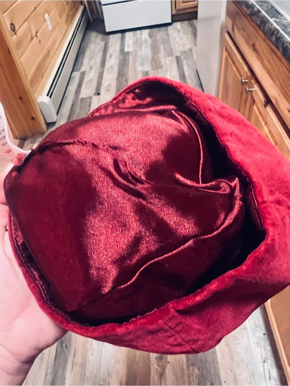 Gymboree Burgundy Satin-Lined Hat